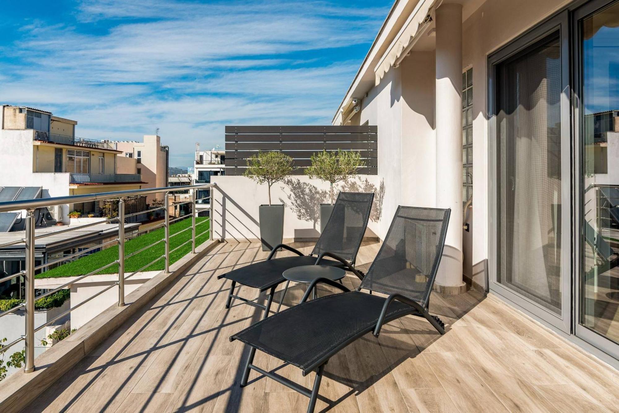 Dreamy Athens Penthouse With Acropolis View Apartman Kültér fotó