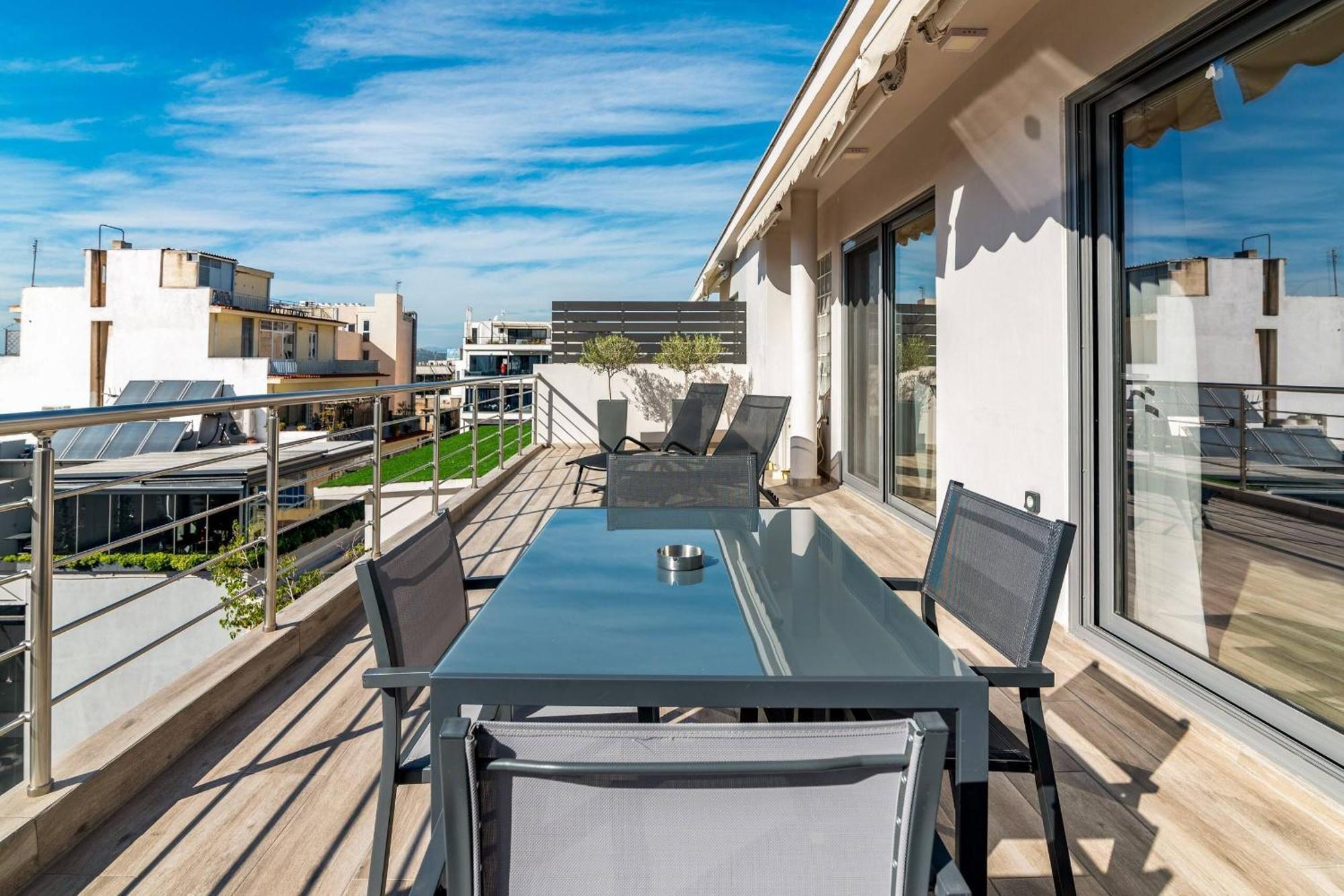 Dreamy Athens Penthouse With Acropolis View Apartman Kültér fotó
